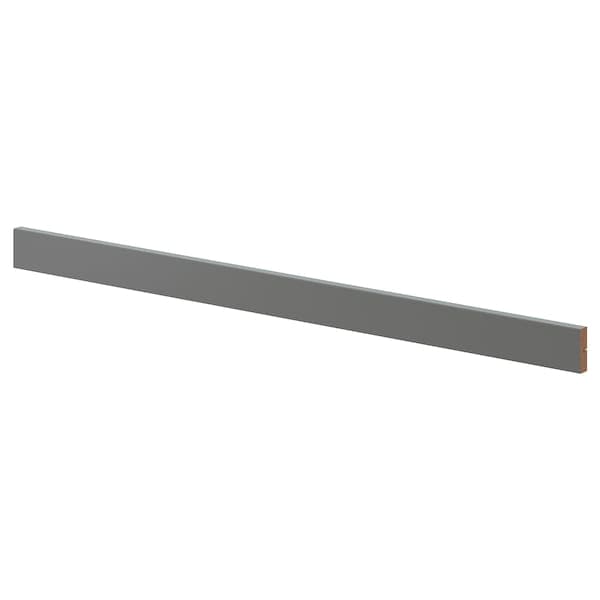 Ikea FÖRBÄTTRA - Rounded deco strip/moulding, dark grey, 221 cm