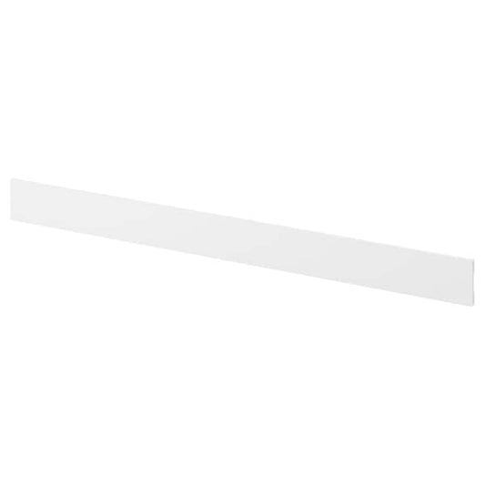 Ikea FÖRBÄTTRA - Plinth, matt white, 220x8 cm