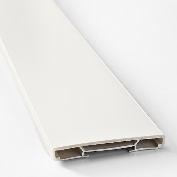Ikea FÖRBÄTTRA - Plinth, white, 220x8 cm