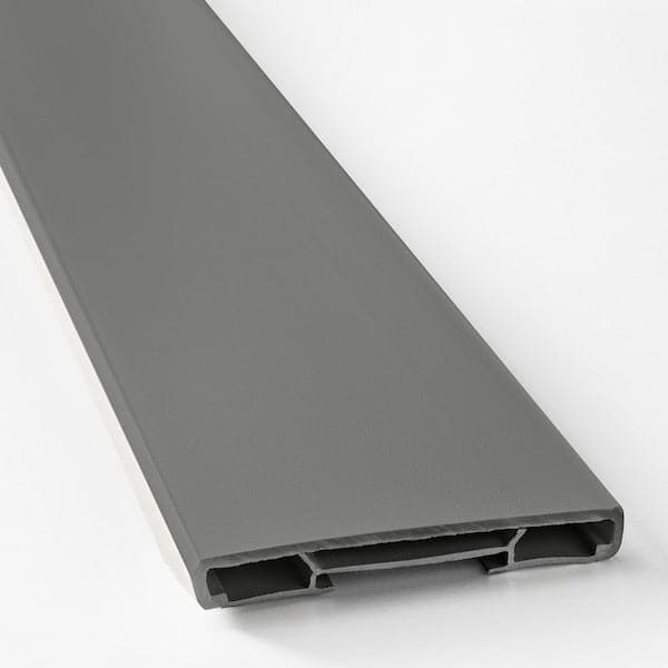 FÖRBÄTTRA - Plinth, dark grey, 220x8 cm - best price from Maltashopper.com 80454110