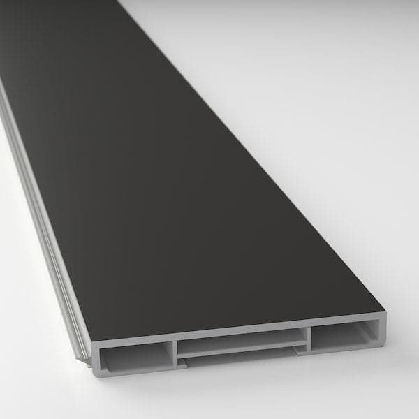 Ikea FÖRBÄTTRA - Plinth, matt anthracite, 220x8 cm