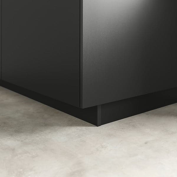 Ikea FÖRBÄTTRA - Plinth, matt anthracite, 220x8 cm