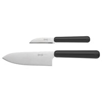 FÖRDUBBLA - 2-piece knife set, grey - best price from Maltashopper.com 00436790