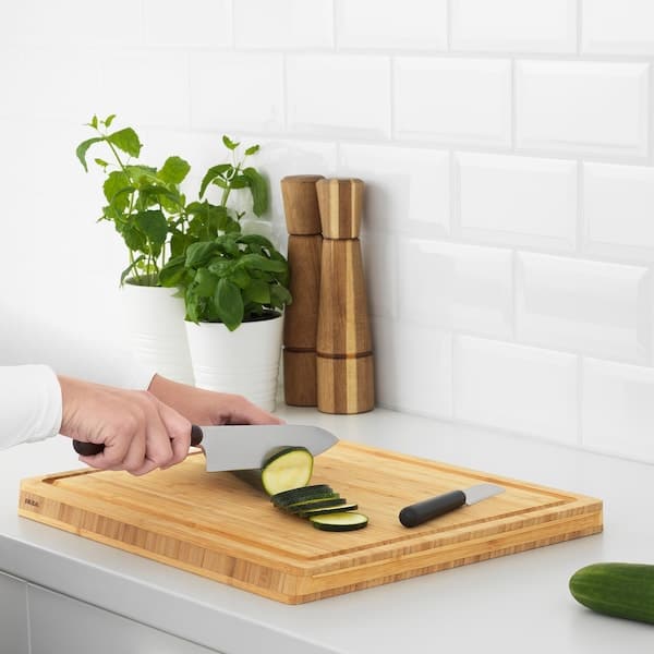 Ikea FÖRDUBBLA - 2-piece knife set, grey