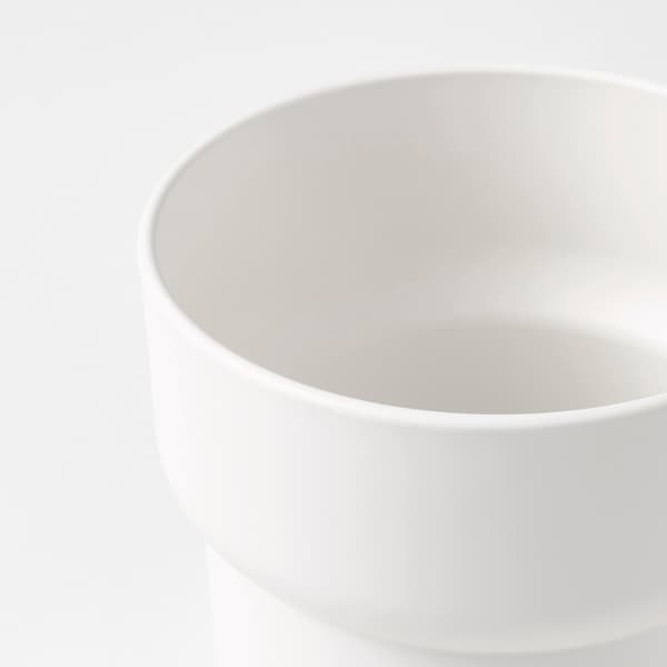 Ikea FÖRENLIG - Plant pot, in/outdoor white, 12 cm