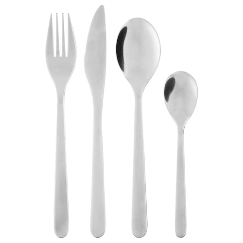 FÖRNUFT - 24-piece cutlery set, stainless steel
