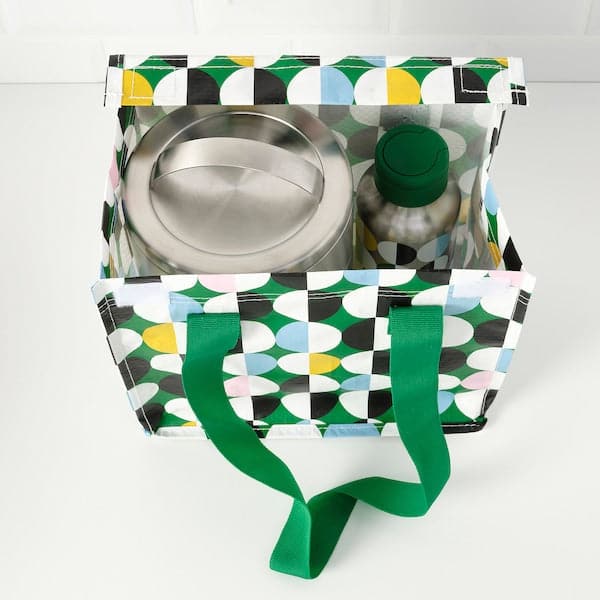 FÖRSKAFFA - Insulated tiffin box, 2 tiers, stainless steel - best price from Maltashopper.com 50446800