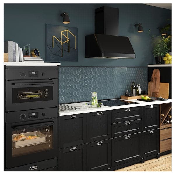 Ikea FOKUSERA Wall-mounted hood - black 70 cm , 70 cm