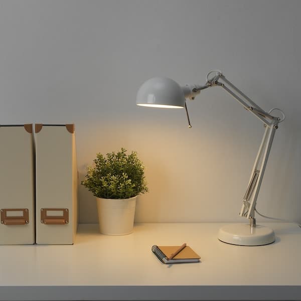 Ikea FORSÅ Work lamp - white ,