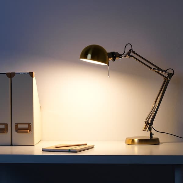 FORSÅ Work lamp - brass color , - best price from Maltashopper.com 10399565