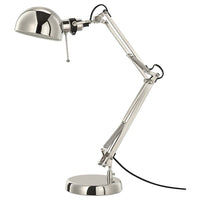 FORSÅ Working lamp - nickel-plated , - best price from Maltashopper.com 80146763