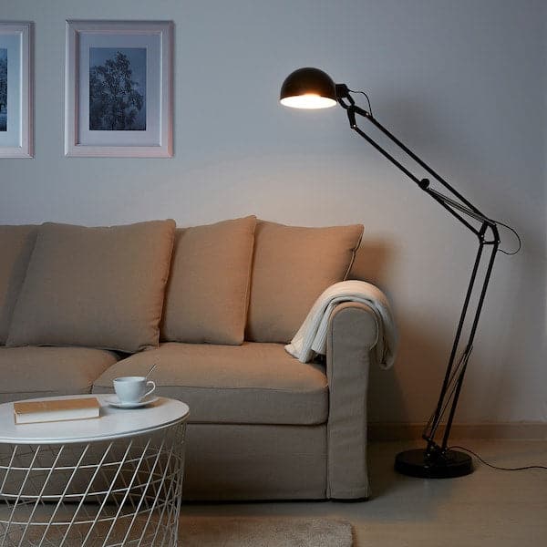 FORSÅ Floor lamp - black - best price from Maltashopper.com 70462120