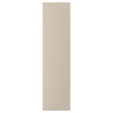 FORSAND door with hinges, grey-beige, 50x195 cm