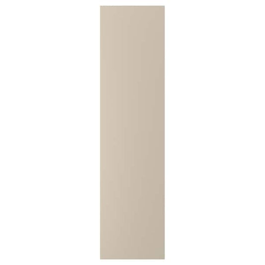 FORSAND - Door with hinges, beige, 50x195 cm - best price from Maltashopper.com 19436257