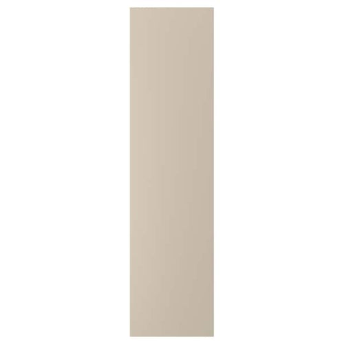 FORSAND - Door with hinges, grey-beige, 50x195 cm