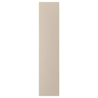 FORSAND door with hinges, grey-beige, 50x229 cm