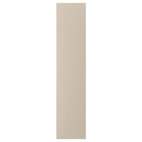 FORSAND - Door with hinges, grey-beige, 50x229 cm