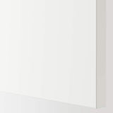FORSAND door with hinges, white, 25x195 cm