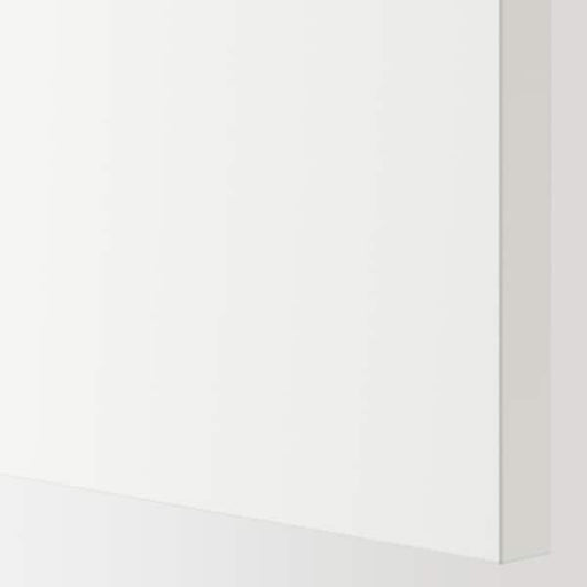 FORSAND - Door with hinges, white, 25x195 cm - best price from Maltashopper.com 69279472