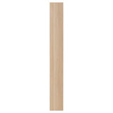 FORSAND door with hinges, white stained oak effect, 25x229 cm