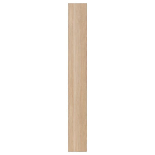 Ikea FORSAND - Door, white stained oak effect, 25x195 cm