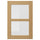 FORSBACKA - FORSBACKA Glass door, oak, 40x60 cm