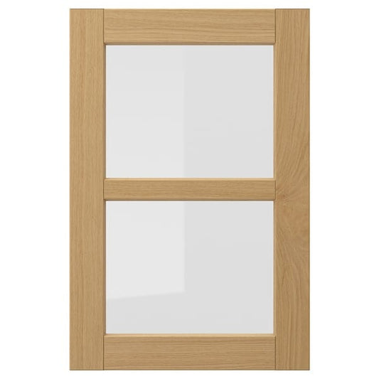 Ikea FORSBACKA - Glass door, oak, 40x60 cm