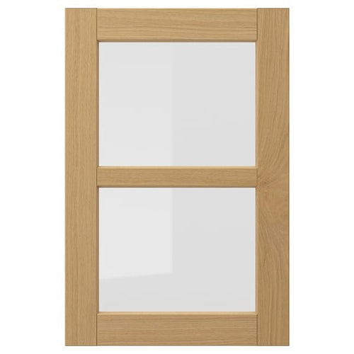 FORSBACKA - FORSBACKA Glass door, oak, 40x60 cm