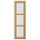 FORSBACKA - FORSBACKA Glass door, oak, 30x100 cm