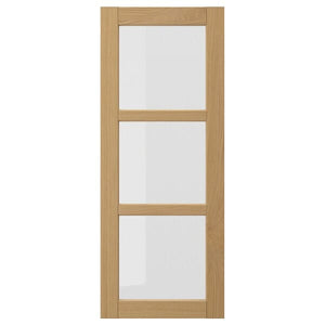Ikea FORSBACKA - Glass door, oak, 40x100 cm