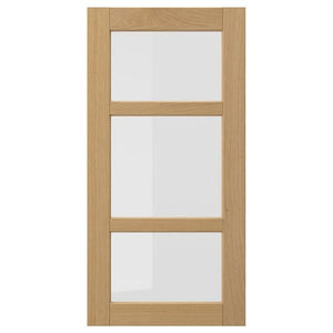 Ikea FORSBACKA - Glass door, oak, 40x80 cm