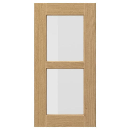 FORSBACKA - FORSBACKA Glass door, oak, 30x60 cm