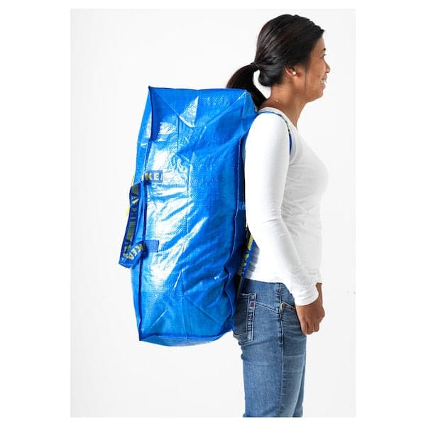 Ikea FRAKTA - Trunk for trolley, blue , 73x35x30 cm 76 l
