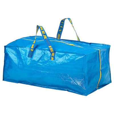 FRAKTA - Trunk for trolley, blue , 73x35x30 cm 76 l - best price from Maltashopper.com 90149148