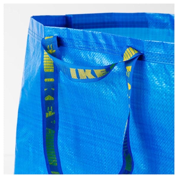 FRAKTA - Carrier bag, large, blue, 55x37x35 cm/71 l - Premium  from Ikea - Just €0.99! Shop now at Maltashopper.com