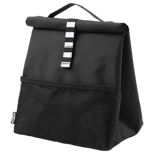 FRAMTUNG - Lunch bag, black, 22x17x35 cm