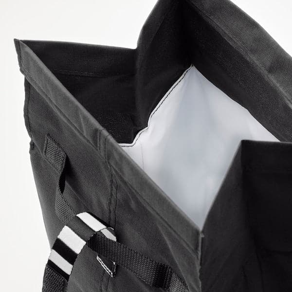 Ikea FRAMTUNG - Lunch bag, black, 22x17x35 cm