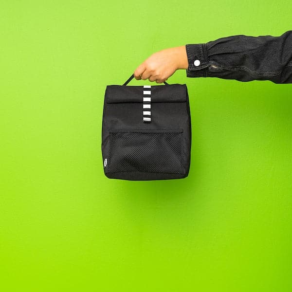 Ikea FRAMTUNG - Lunch bag, black, 22x17x35 cm