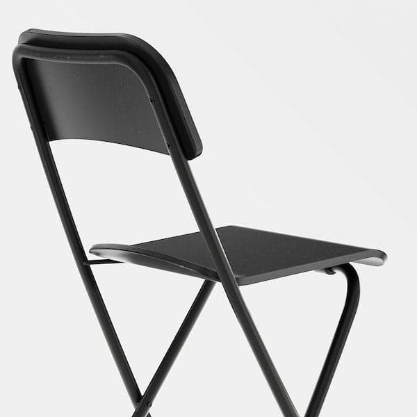 Folding bar sales stool with backrest