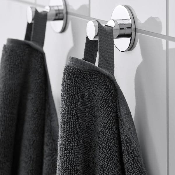 FREDRIKSJÖN - Bath towel, dark grey, 70x140 cm - best price from Maltashopper.com 50496705