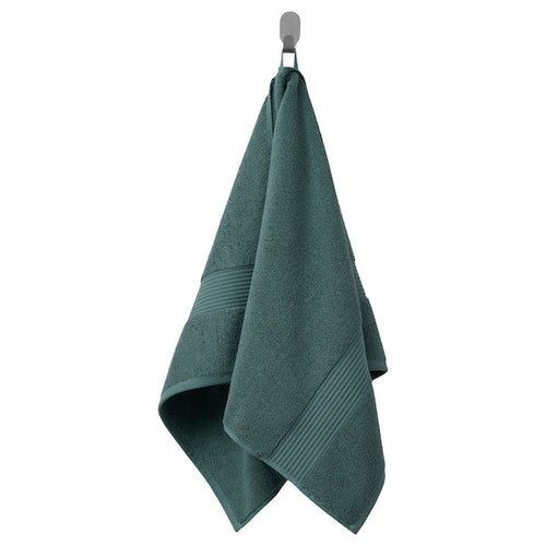 FREDRIKSJÖN - Towel, turquoise-grey,50x100 cm