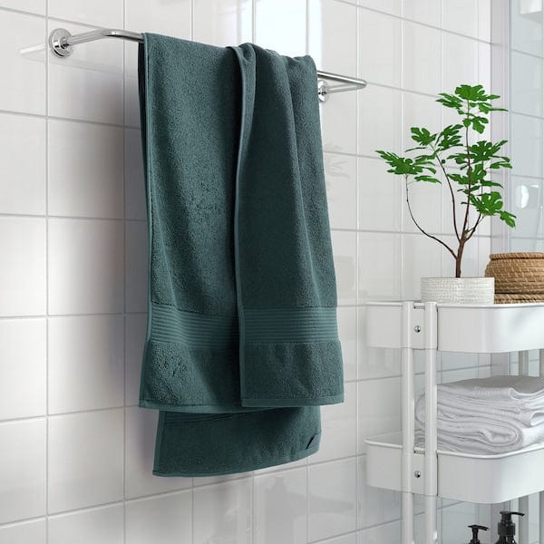 Ikea FREDRIKSJÖN - Towel, turquoise-grey,70x140 cm