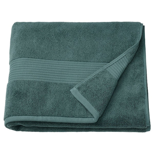 FREDRIKSJÖN - Towel, turquoise-grey,70x140 cm