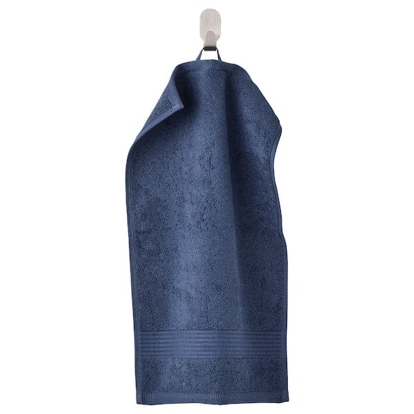 FREDRIKSJÖN Guest towel - dark blue 30x50 cm , - best price from Maltashopper.com 00496675