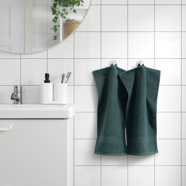 Ikea FREDRIKSJÖN - Guest towel, grey-turquoise,30x50 cm