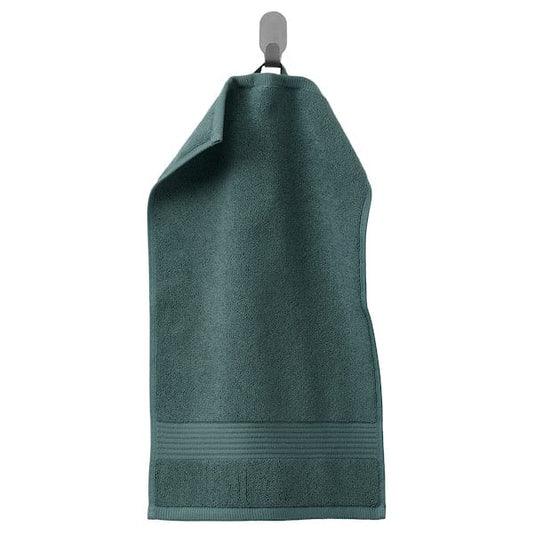 Ikea FREDRIKSJÖN - Guest towel, grey-turquoise,30x50 cm
