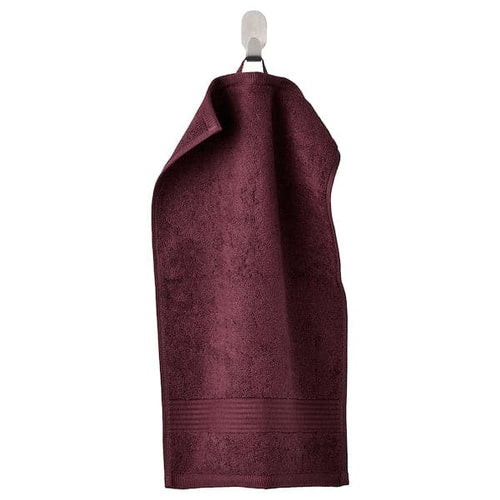 FREDRIKSJÖN - Guest towel, deep red, 30x50 cm