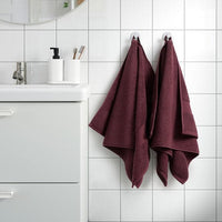 FREDRIKSJÖN - Hand towel, deep red, 50x100 cm - best price from Maltashopper.com 30552759