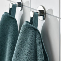 FREDRIKSJÖN - Bath towel, grey-turquoise,100x150 cm - best price from Maltashopper.com 20572687
