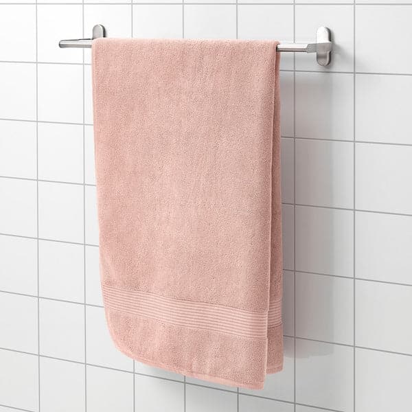 Ikea FREDRIKSJÖN - Bath sheet, light pink, 100x150 cm